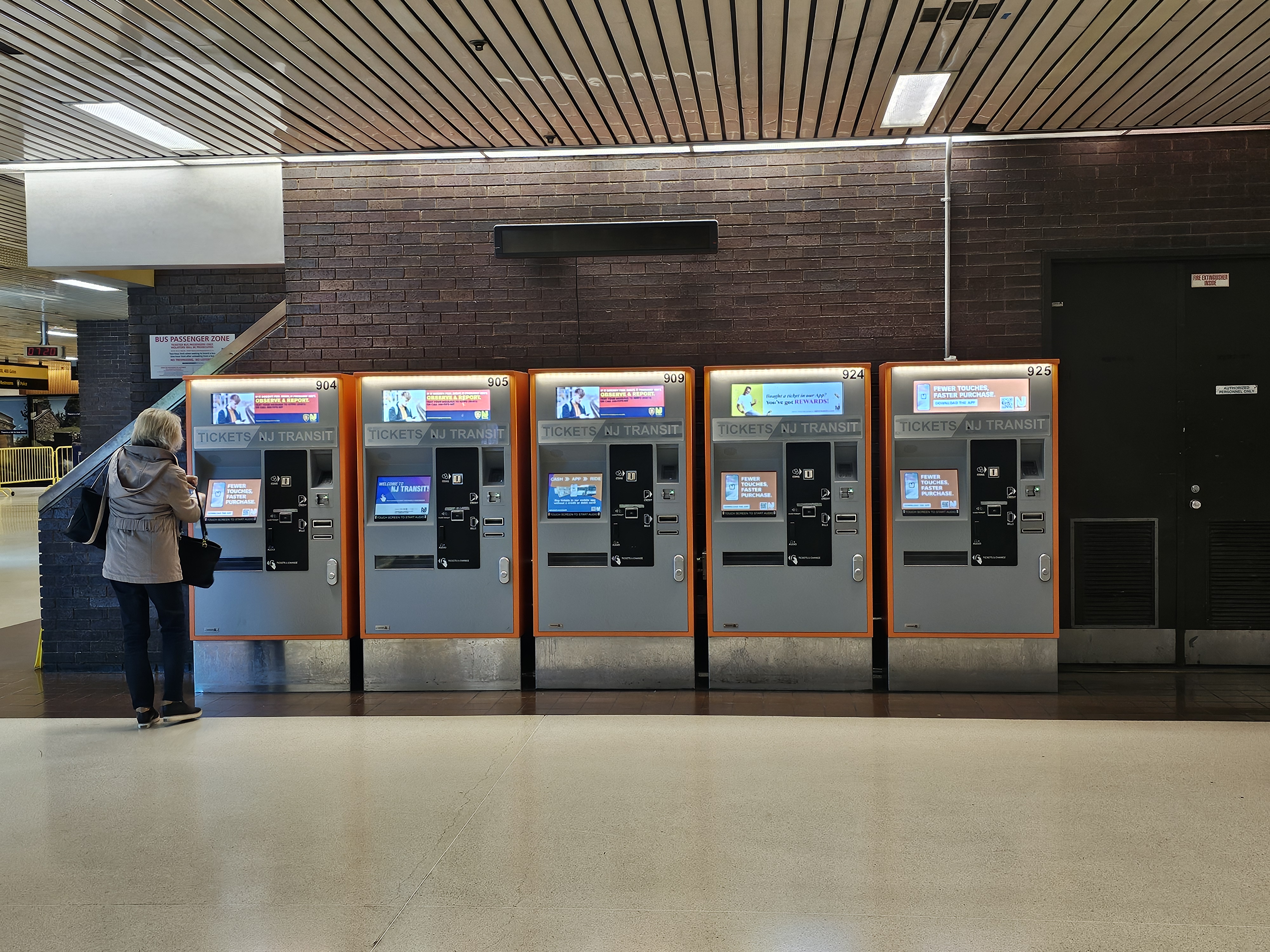 port authority vending machine for atlantic city transit nj transit